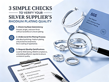 3 Simple Checks to Verify Your Silver Supplier's Rhodium Plating Quality Before Bulk Orders
