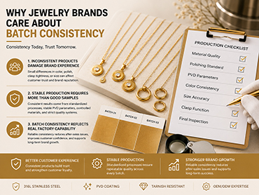 Why Jewelry Brands Care About Batch Consistency