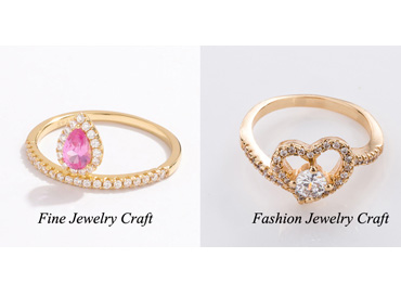What is the difference between fashion jewelry and fine jewelry?