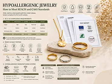 Hypoallergenic Jewelry: How to Meet REACH and CA65 Standards