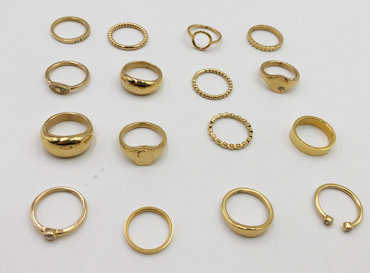 Popular Jewelry of 2020-14K 18K Gold Ring Earring Necklace