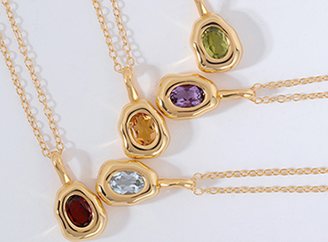 Natural Gemstone Bonbon: 925 Sterling Silver Jewelry That Makes Every Stone Shine