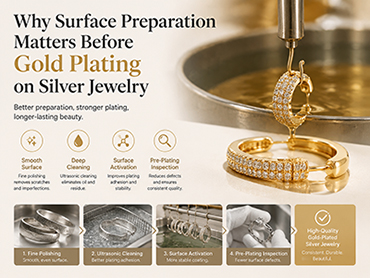 Why Surface Preparation Matters Before Gold Plating on Silver Jewelry
